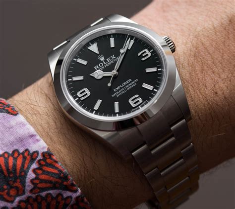 Rolex steel explorer review